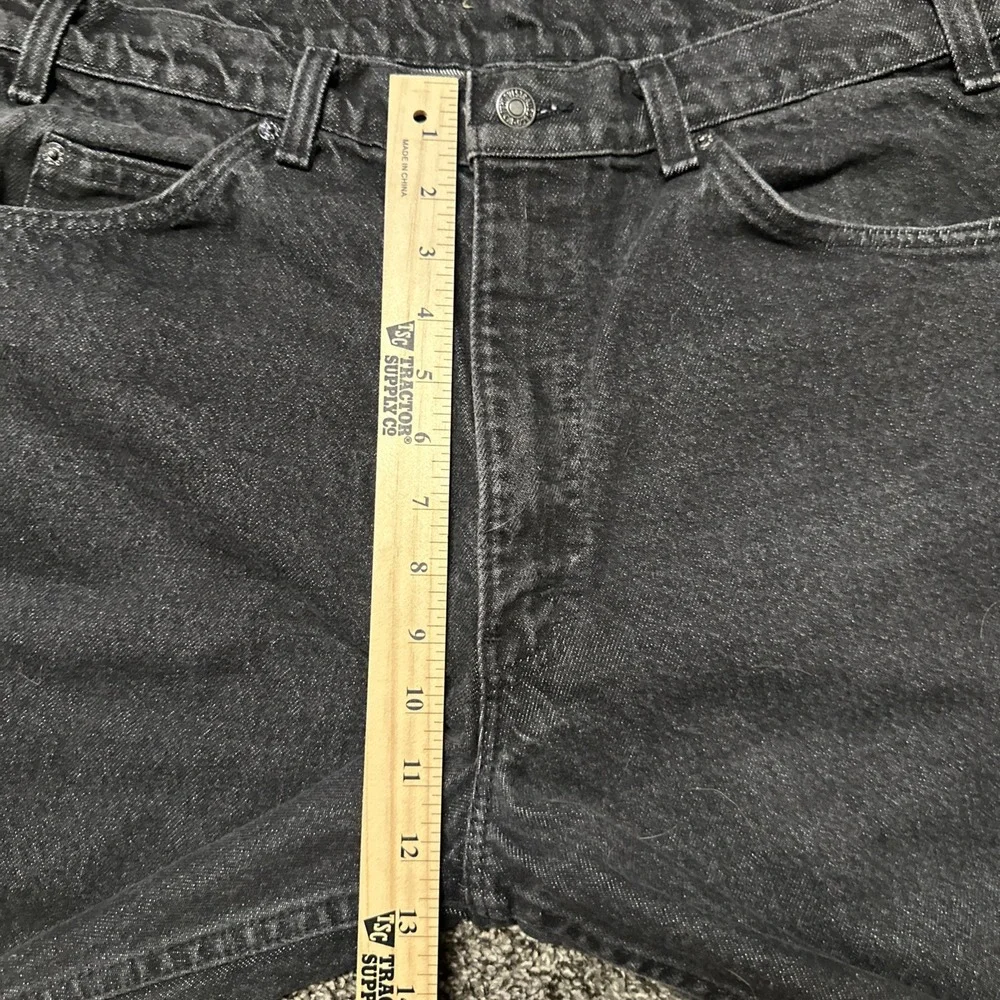 Vintage Levis‎ 540 Jeans Mens 36x31 Black Denim Gold Tab Made in USA (34x29)